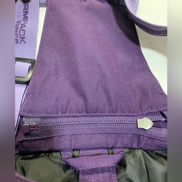 Sunice Stormpack Kids Snow Suit - Size 6 Purple Winter Jacket & Bib Pants - Picture 8 of 12